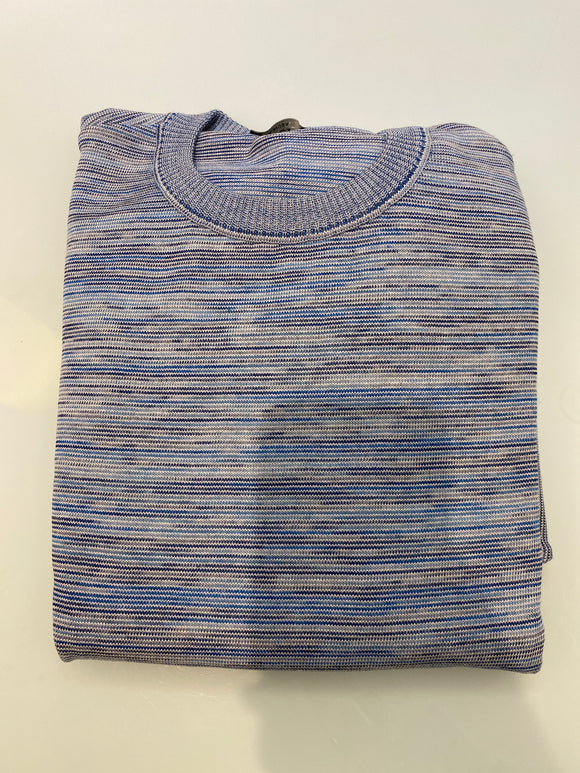 St. Croix 4557 Blue LS Crewneck ALT Row Mixed CLR