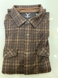 Nicoby FLANNEL STRETCH KNIT OVER SHIRT