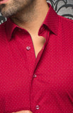 AU NOIR shirt | ALEXANDER-NDL, burgundy