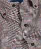 David Donahue Merlot Multi Check Shirt