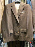 SAND - 6135 Hopsack Coat Brown