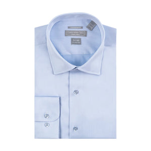 Christopher Lena Shirting Light Blue Dress Shirt