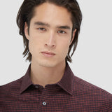 Bugatchi James Checkered OoohCotton® Shirt