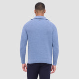 Bugatchi Fisherman Rib Stitch Quarter Zip Sweater