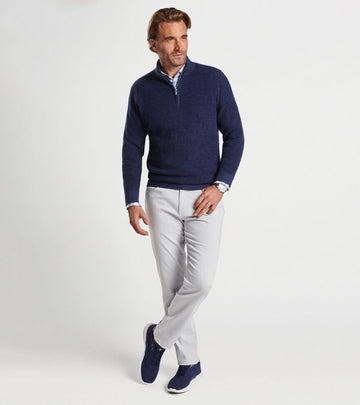 Peter Millar Crown Fleece Quarter-Zip Sweater – Savile Lane