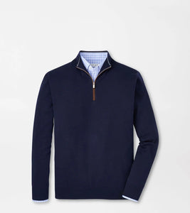 Autumn Crest Suede Trim Quarter-Zip