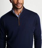 Autumn Crest Suede Trim Quarter-Zip