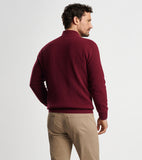 Peter Millar Ruxton Rib Button Mock Sweater