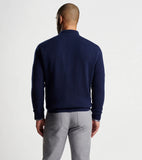 Peter Millar Ruxton Rib Button Mock Sweater