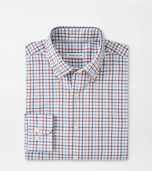 Peter Millar Calgary Crown Lite Cotton-Stretch Sport Shirt