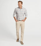 Peter Millar White Rock Cotton Sport Shirt