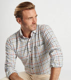 Peter Millar White Rock Cotton Sport Shirt