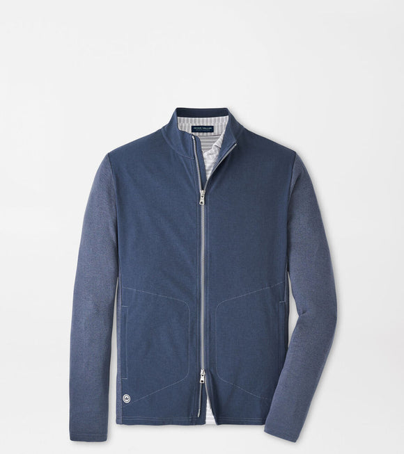 Peter Millar Solstice Performance Hybrid Full-Zip Cardigan