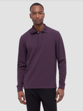 Bugatchi Plum Three Button Polo