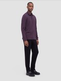 Bugatchi Plum Three Button Polo