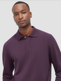 Bugatchi Plum Three Button Polo