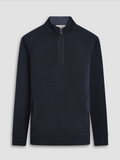 Bugatchi Long Sleeve Quarter Zip Knit