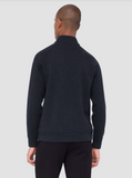 Bugatchi Long Sleeve Quarter Zip Knit