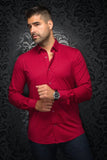 AU NOIR shirt | ALEXANDER-NDL, burgundy